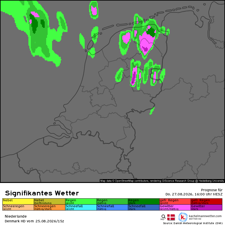 Harmonie komt al Do overdag met onweer